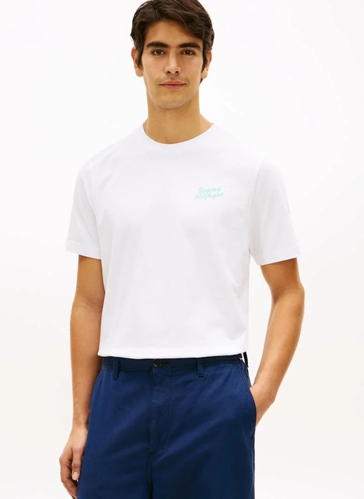 Back Photo Print Jersey T-Shirt